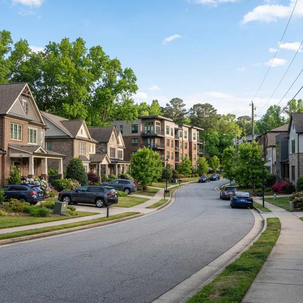 Raleigh's Oberlin Village Attracts Young Professionals With Walkable Streets